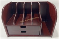 Wooden Desk / Files Table Organizer