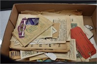 Ephemera Vintage Paper Items, Letters, Photos, etc