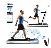 SuperFit 4.75HP 2 In 1 Folding Treadmill W/Remote