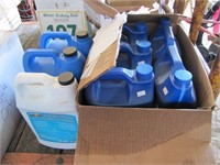 8 - 1 gallon jugs, 2 cycle engine oil &