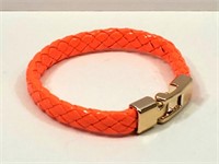 Leather Bracelet Orange New