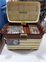 PLANO 758 TACKLE BOX W/ FISHING CONTENTS