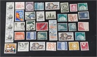 Lot Of Foreign Postage Stamps Sweden