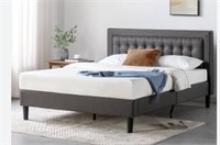 Zinus 54"  Upholstered Platform Bed Frame /