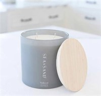 Sea and sand scented soy wax blend candle $57