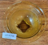 YELLOW DEPRESSION GLASS BOWL