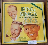 BING SINGS 8 RECORD ALBUM COLLECTOR'S EDITION