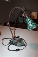 Dragon Fly Themed Lamp 14.5H