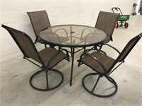 5 Piece Patio Table and Chair Set