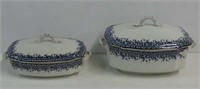 English Semi-Porcelain Tureens