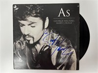 Autograph COA George Michael Vinyl