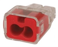 IDEAL 32 Red in-Sure 2-Port Connectors (100-Pack)