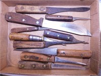 Chicago Cutlery & other wooden handled knives