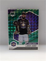 2020-21 Mosaic James Finals MVPs Green Prizm