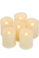 ( New / Pack of 6 ) Flameless Flickering LED