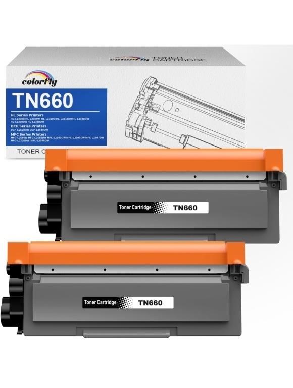 ( New ) TN660 Toner Cartridge Replacement for