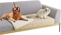 Waterproof Dog Bed & Blanket 30x70Inch Beige