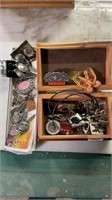 Jewelry Box and Assorted Jewelry