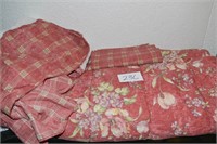 Queen Comforter and Pillow Shams and Bed Skirt