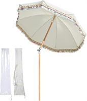 Palm Springs Jazz Age Boho Fringe Patio Umbrella w