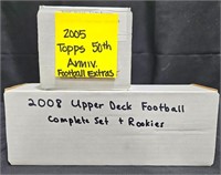 2005 & 2008 Football Cards - Upper Deck & Topps