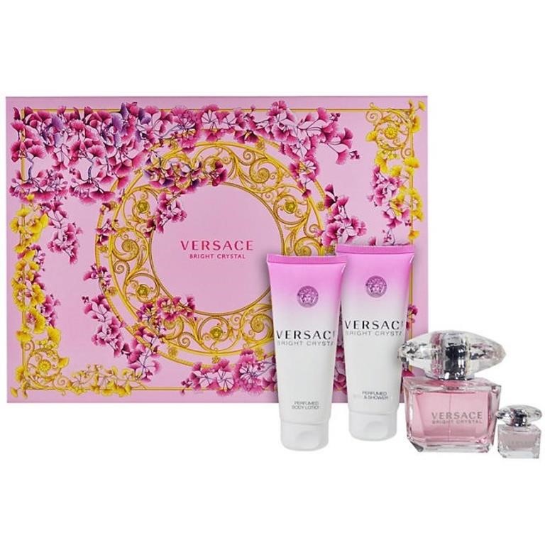 1 Versace Bright Crystal 4 Piece Giftset