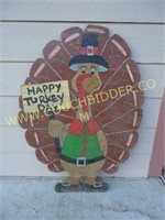 Happy Turkey Day Yard Art