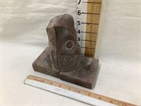 Lehigh (Iowa) Brick & Tile Rubber Owl Bookends,