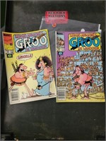 Pair of Marvel Groo Wanderer Comic Books