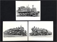 3 B&W Photos, Monon Locomotives c.1940s