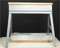 Galvanized Aluminum Folding Sawhorses (2)