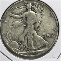 1943-D Walking Half Dollar