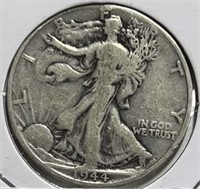 1944-D Walking Half Dollar
