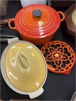 (3) Pieces of Le Creuset Cookware