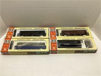 Four Con-Cor HO Gauge Model Train Kits