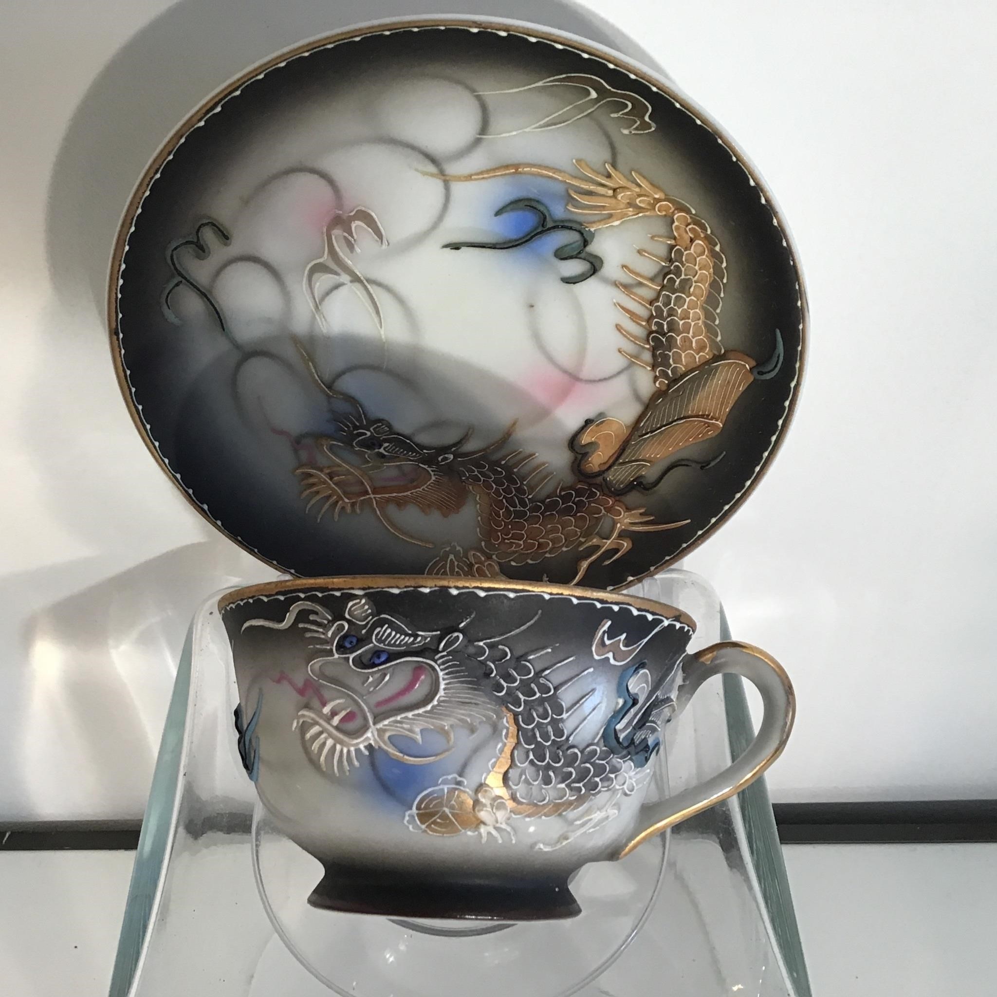 JAPAN MORIAGE TEACUP & SAUCER