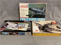 (3) Model Airplane Kits