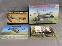 (4) Model Airplane Kits