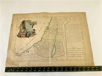 Vintage Map of Mer Mediterranee ou Grande Mer