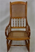 Cane Seat and Back Rocker