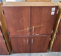 (2) 36"W x 14"D x 24"T, 2 door cabinets.