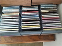 CD case with 60 CDs