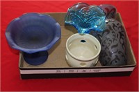 Lot of Misc Blue Glass Pieces