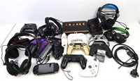 SONY PSP AND TONS OF VIDEO GAME ACCESSORIES!