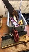 Carpenter hand and miter saws
