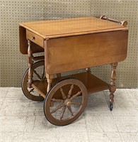 Vintage Wooden Tea Cart