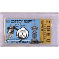 1971 Cottonbowl Football Ticket