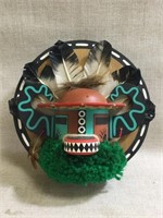 Vintage Left Handed Kachina Doll Wall Hanger