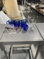 Assorted glasses