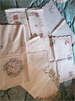 Embroidered dresser scarves